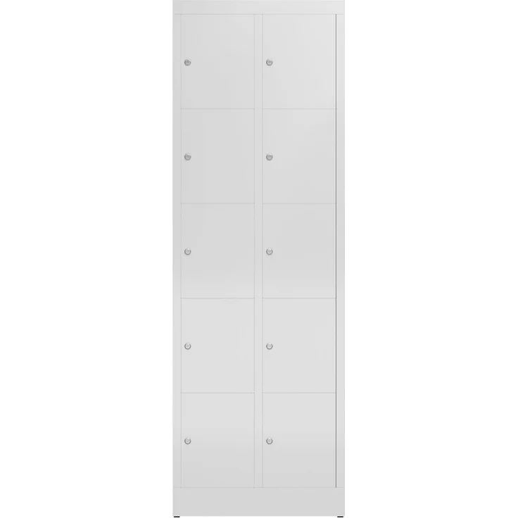 Steelboxx Fächerschrank Schließfachschrank 10 Fächer Spind 180x60x50cm (1-St) Komplett verschweißt und montiert - keine Montage erforderlich – Bild 1