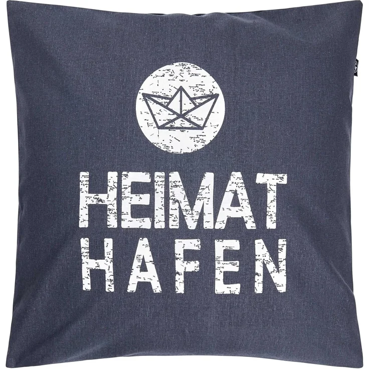 Schietwetter Kissenbezug Accessoire Kissenbezug "Heimathafen" 50x50cm, (1 Stück), Reißverschluss – Bild 1