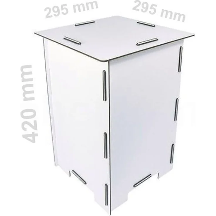 Werkhaus Photohocker SH8053 Baumrinde 295 x 295 x 420 mm – Bild 3