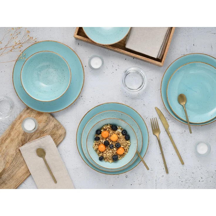 Vintage Nature Aqua, Kombiservice 16-tlg (mo) – Bild 6