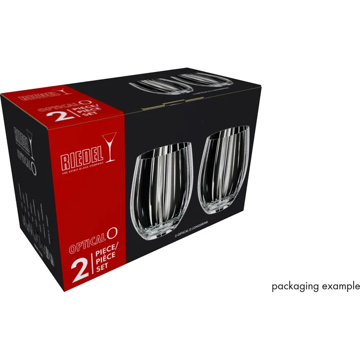 Riedel Optic O Longdrink, 2er Set, Longdrinkglas, Longdrinkgläser, Hochwertiges Glas, 580 ml, 0515/90