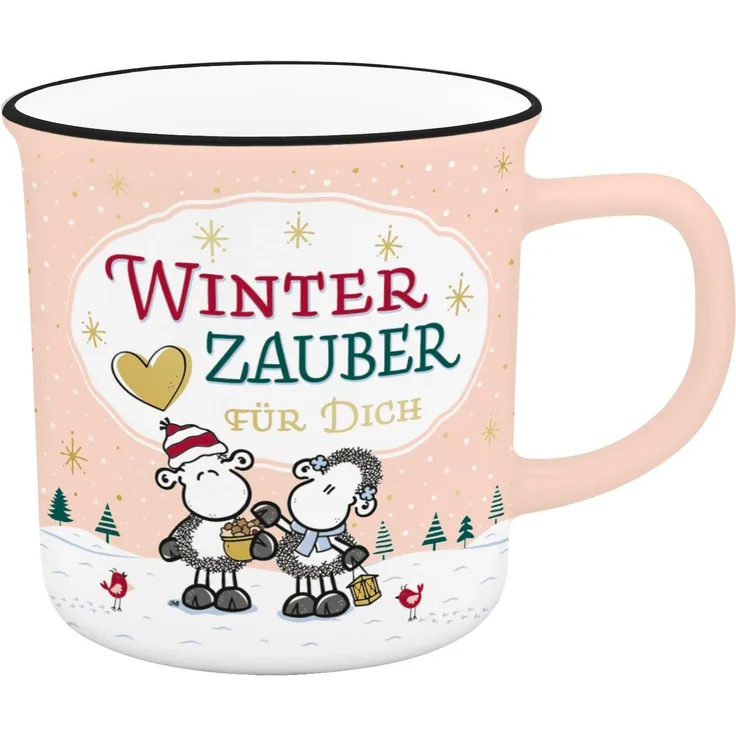 XL Tasse 52cl Geschenk Weihnachten Adventszeit Sheepworld WINTERZAUBER 51225