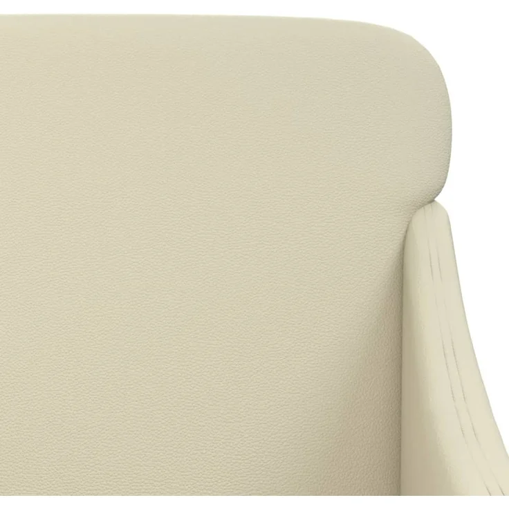 Sessel wohnzimmer, Relaxsessel Creme 63x76x80 cm Kunstleder – Bild 6