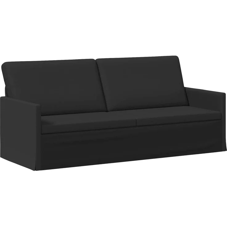 vidaXL Sofa-Set 2 pcs Schwarz Stoff 3433164 – Bild 4