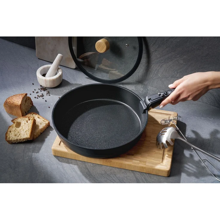 Hermia Concept 'Hona Daily - Black' Topfset (9-teilig), Schwarz, Ø 22 cm – Bild 6