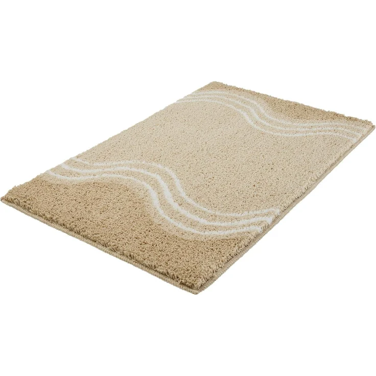 Kleine Wolke Badteppich Fish sandbeige 65 x 115 cm – Bild 1