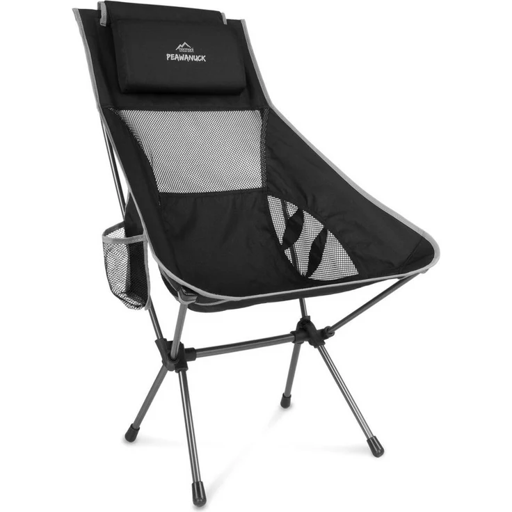normani Campingstuhl Ultraleichter Campingstuhl Pewanuck, Outdoorstuhl Hochlehner Faltstuhl Strandstuhl Anglerstuhl – Bild 2