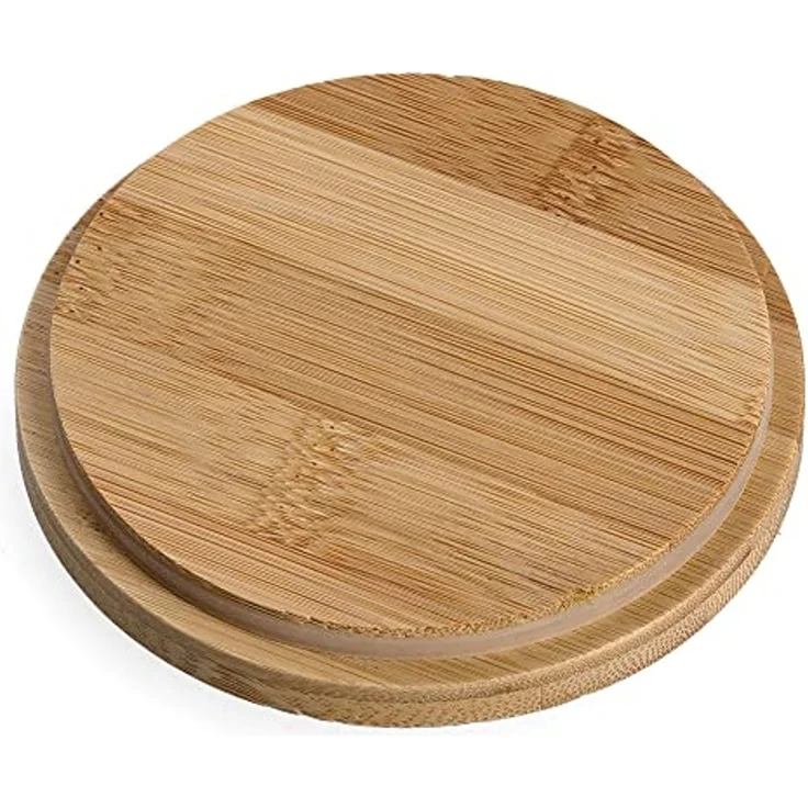 Vorratsdose mit Bambusdeckel, lila - 1000ml, Ø 10,5cm – Bild 3