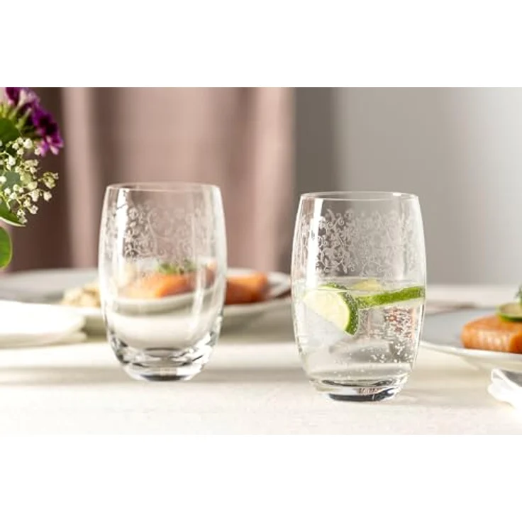 Leonardo Chateau Longdrinkglas 6er Set, Trinkglas, Wasserglas, Edles Glas mit Gravur, 350 ml, 35299 – Bild 10