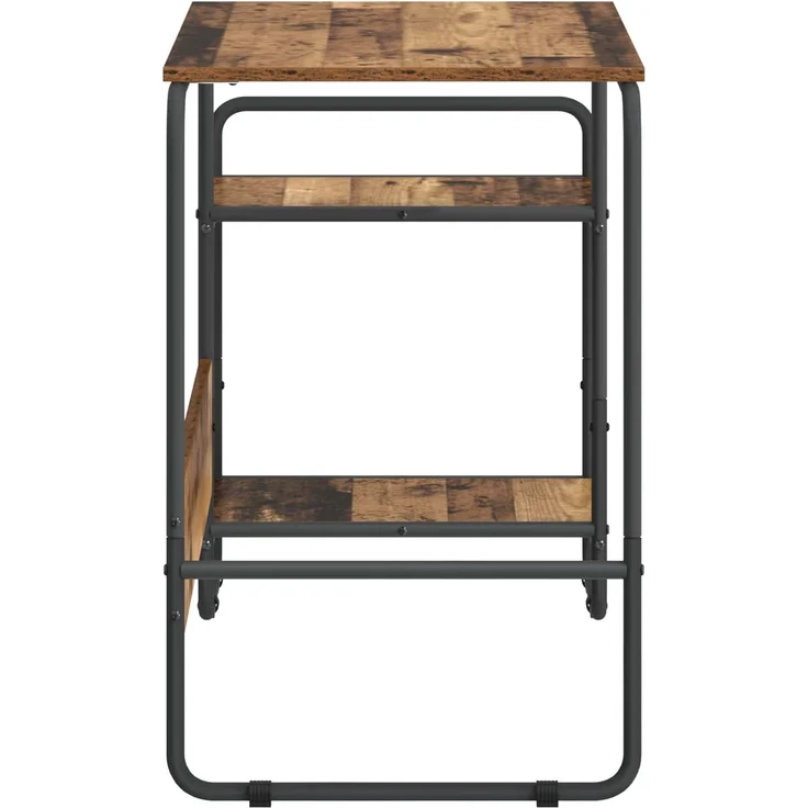 vidaXL Schreibtisch mit Stauraum Altholz 131,5 x 50 x 75,5 cm 8008054 – Bild 4