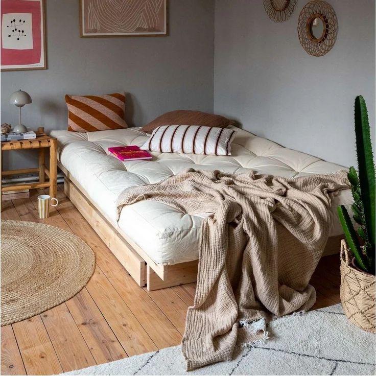 Karup Design Bettgestell Kanso Bed, Stauraumbett, Bett mit oder ohne Schubladen, Bett mit/ohne Schubladen, inkl Lattenrost, FSC®zertifiert – Bild 3