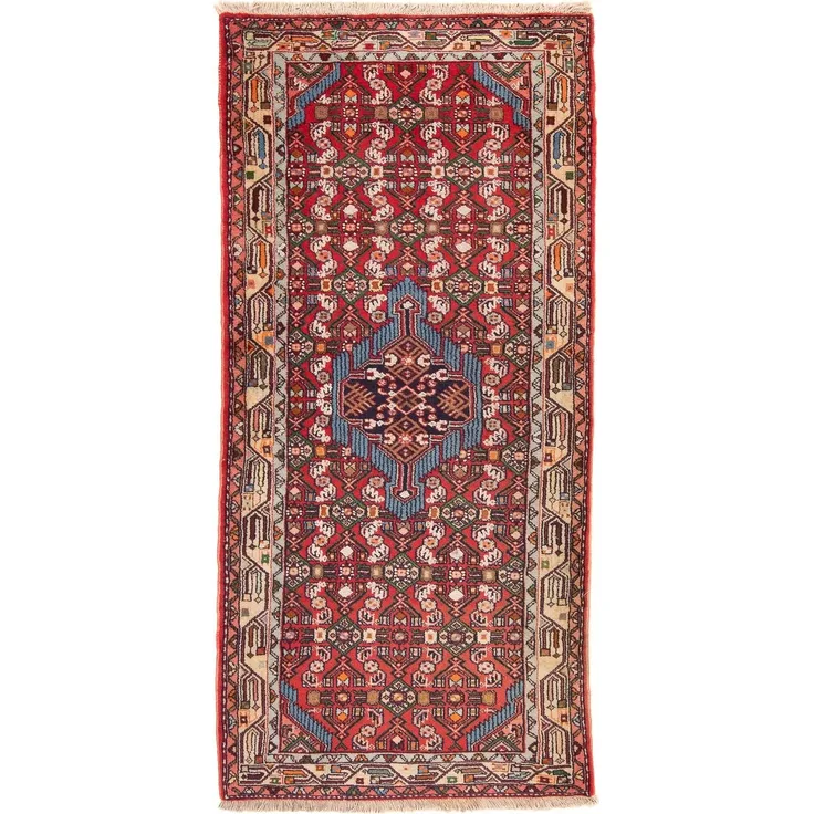 Morgenland Läufer Perser - Nomadic - 197 x 83 cm - rot