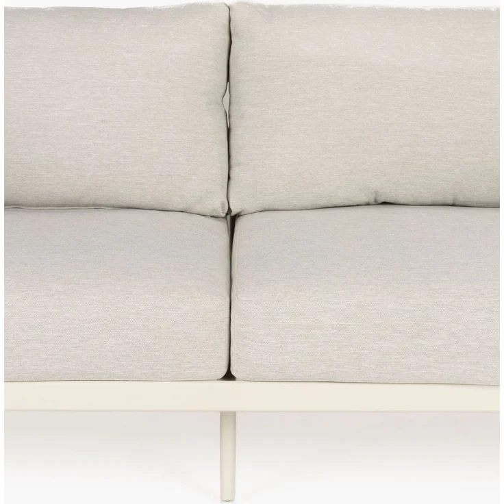 Zuiver Gartenmöbel-Set Vistia mit Sofa & Coffee Table, Aluminium Beige 188x82x87 cm – Bild 3