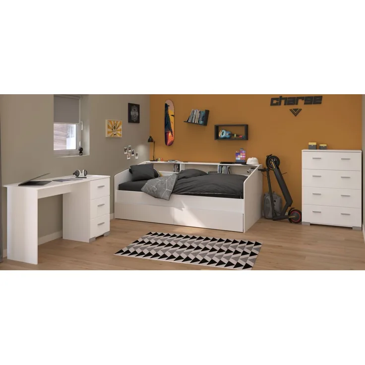 Parisot Kinderzimmer und Jugendzimmer Sleep in weiß Set 3-tlg.