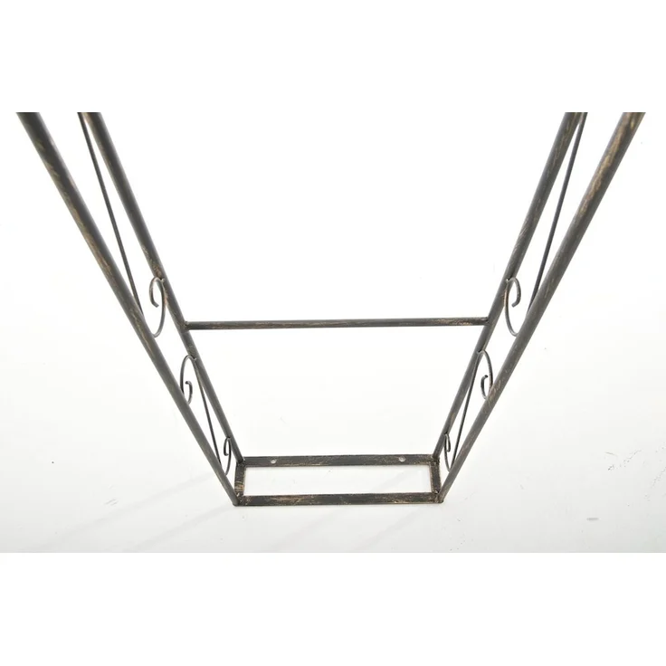 Rosenbogen WISMAR - 147x37x264cm, Metall, Bronze | Rankhilfe Rosen Rankgitter Gartendekoration – Bild 7