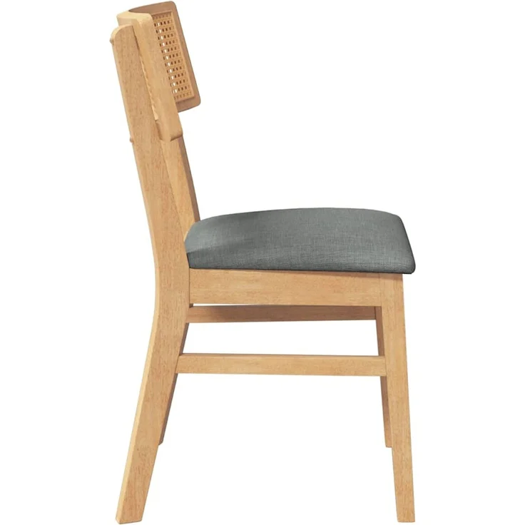 vidaXL Esszimmerstühle mit Kissen 2 Stk. Massivholz Gummibaum 4102465 – Bild 6