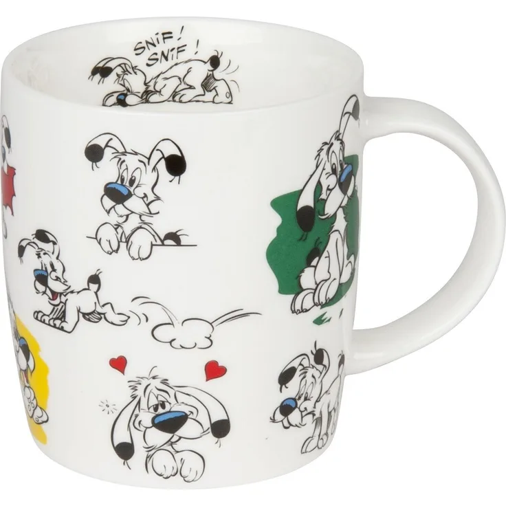 KÖNITZ Becher Asterix - Snif Snif Idefix - 400 ml / Motivtasse