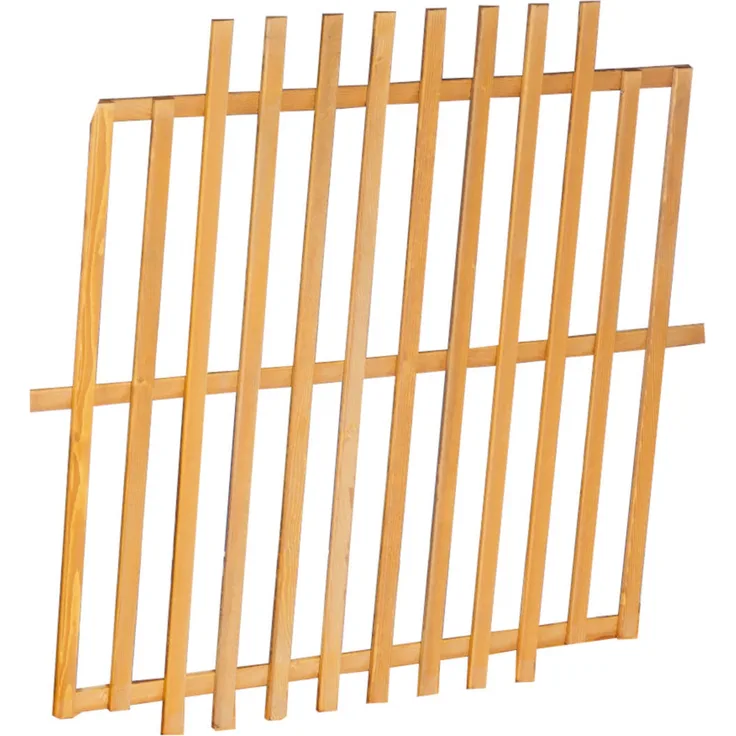 Sonnenpartner Tierschutzgitter für 2-Sitzer XL Strandkorb Fichtenholz für Classic Konsul Präsident