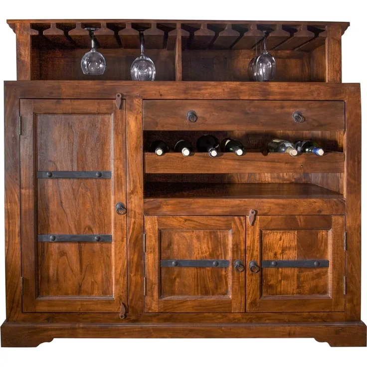Bar Akazie 140x66x125 honig lackiert OXFORD #0903