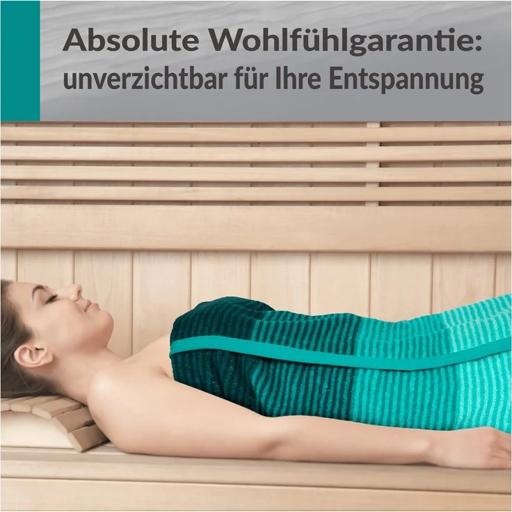 Lashuma Saunatuch Handtuch XXL Helsinki, Frottee (1-St), Premium Bade - Saunahandtuch 85x200 für Damen und Herren – Bild 2