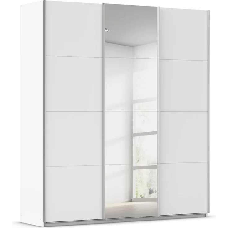 Rauch Möbel KULMBACH, Schwebetürenschrank, Farbe Weiß, Breite 203 cm