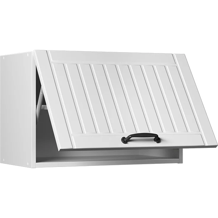 Hängeschrank Fame-Line Weiß Landhaus/Weiß 60 cm Vicco – Bild 6
