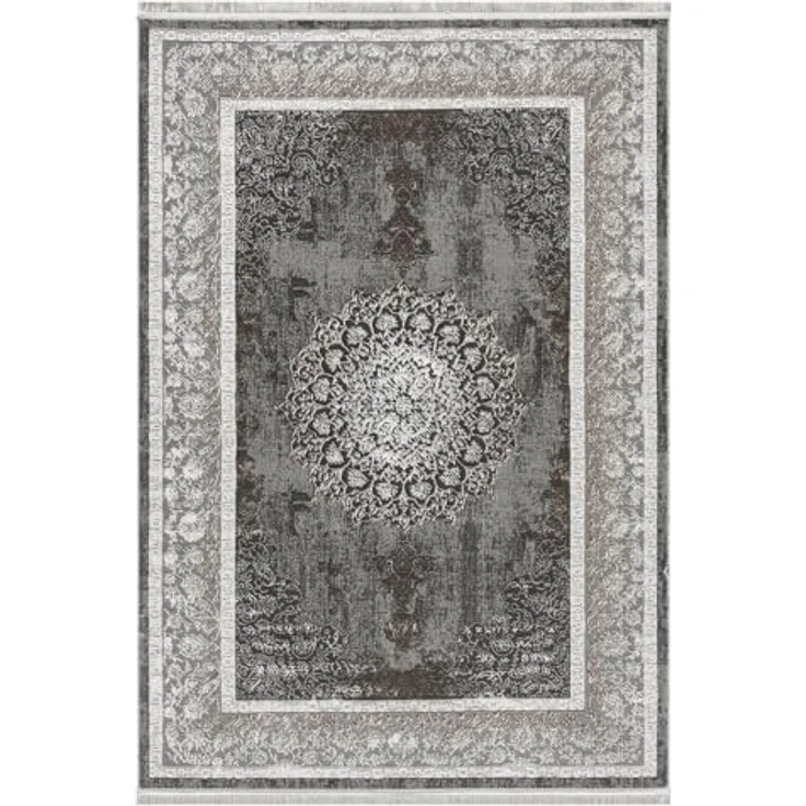 Vimoda Orientteppich Salsa, moderner orientalischer Klassiker Look, Rechteckig, Höhe: 13 mm, Teppich kurzflor modern, dicht, weich, Wohnzimmer, Schlafzimmer – Bild 3