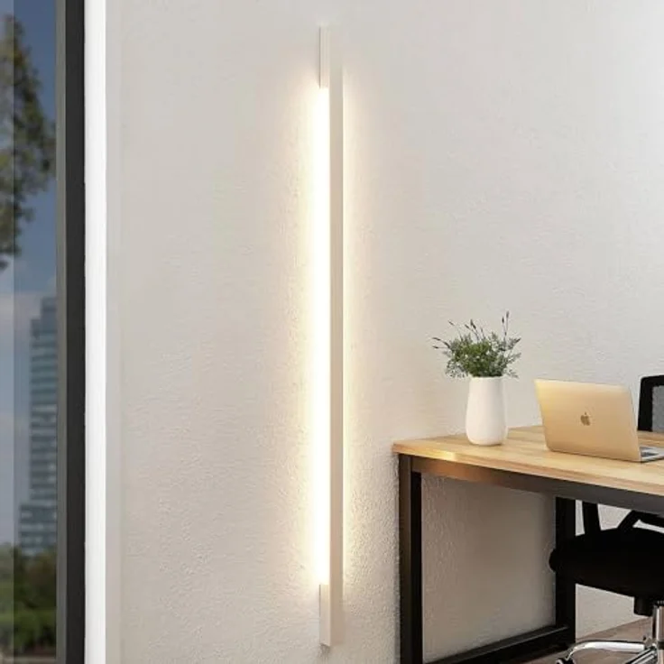 Arcchio LED Wandleuchte Ivano, 2-flammig, moderne Wandlampe in Weiß aus Aluminium für Schlafzimmer, Wohnzimmer und Flur – Bild 2