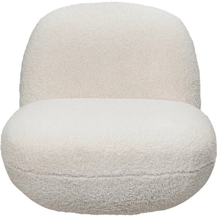 Drehsessel Chris ED Exciting Design Farbe Cream – Moderner Mikrofaser-Sessel mit Nosagfederung – Bild 4