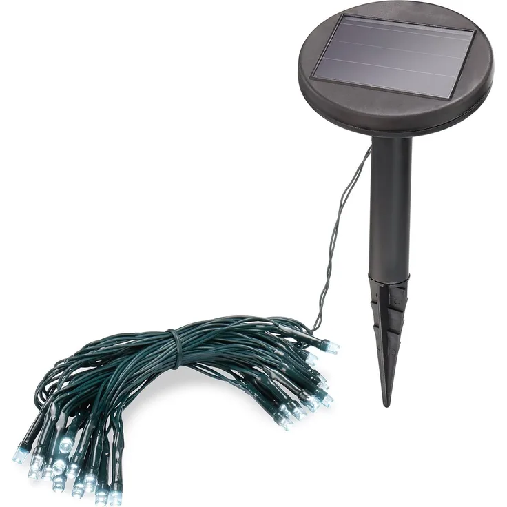 Solar Premium Lichterkette 2.5m, 24 kaltweiße LEDs