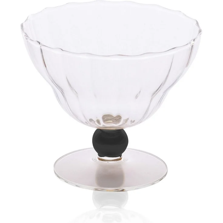 Hermia Concept 'BRD0152 - 4'lü' Eisbecher-Set (4-teilig), Schwarz, 10 x 10 x 9 cm, 240 ml – Bild 3