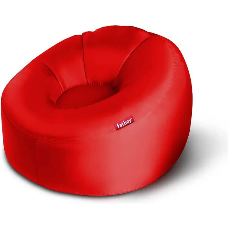 Fatboy® Lamzac 3. 0 Luftsofa | Großes, aufblasbares Sofa/Liege/Bett in Rot, Sitzsack mit Luft gefüllt | Outdoor geeignet | 110 x 103 x 62 cm