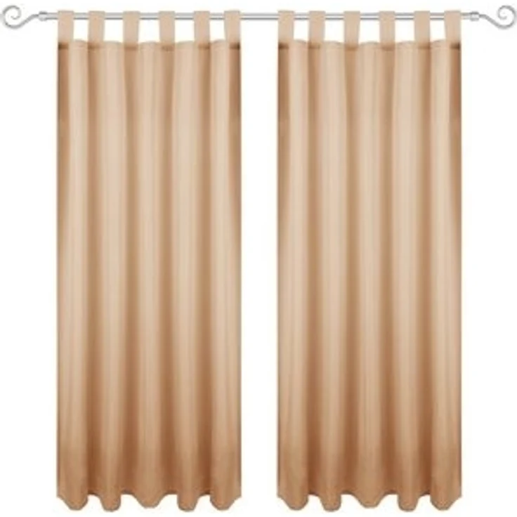 Bestgoodies Gardine Schlaufengardine, Schlaufe (2 St), Blickdichter Vorhang mit Schlaufen, Schlaufengardine – Bild 6