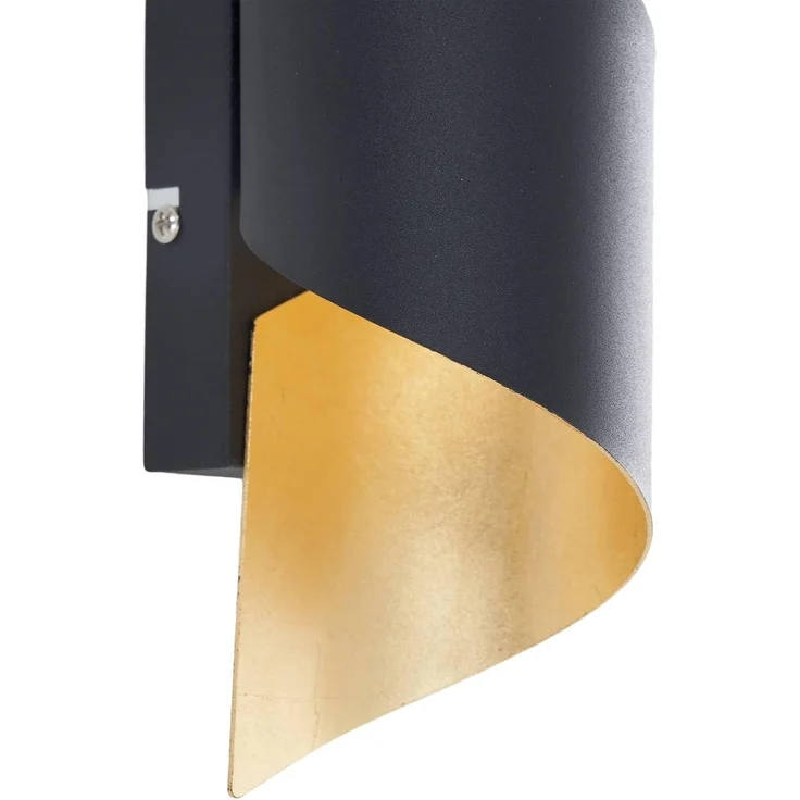 Lindby Wandleuchte Desirio, Metall, Schwarz IP20, 1 x 5 W LED – Bild 6