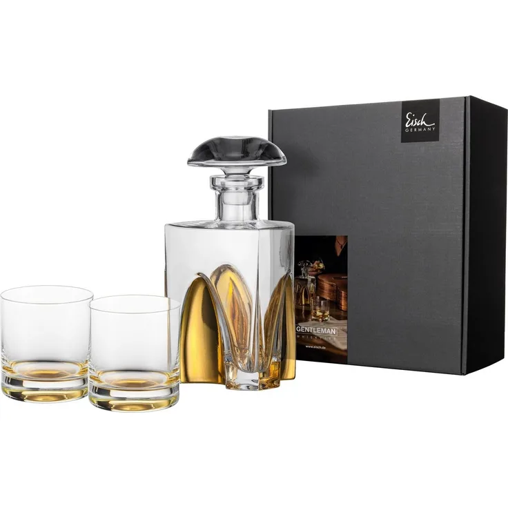 Eisch Gentleman Geschenkset gold im Geschenkkarton