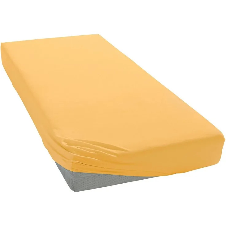 bellana Spannbettlaken Mako-Jersey exclusiv in Gr. 90x200, 140x200 oder 180x200 cm, Mako-Jersey, Gummizug: rundum, (1 Stück), aus Baumwolle, für Matratzen bis 25 cm Höhe, Bettlaken, Spannbetttuch