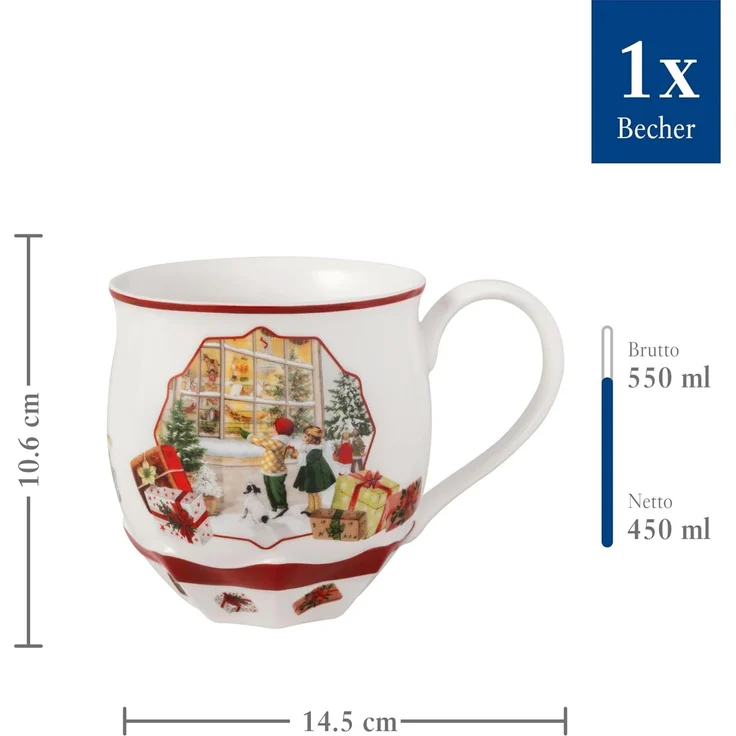 Villeroy & Boch Toy's Fantasy Henkelbecher "Spielzeugladen" 450 ml – Bild 4