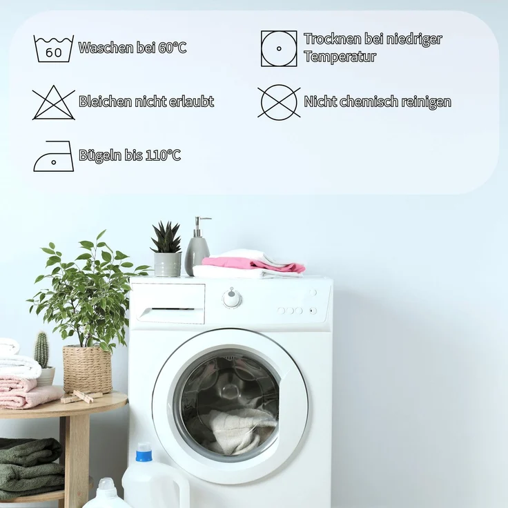 KK Jersey Spannbettlaken, Baumwolle, Grau, 140x200+30 cm – Bild 12