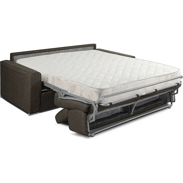 Vente-unique - VIZIR Sofa Stoff Braun - B 223 cm94 cm x H 110 cm95 cm x L 176 cm – Bild 3