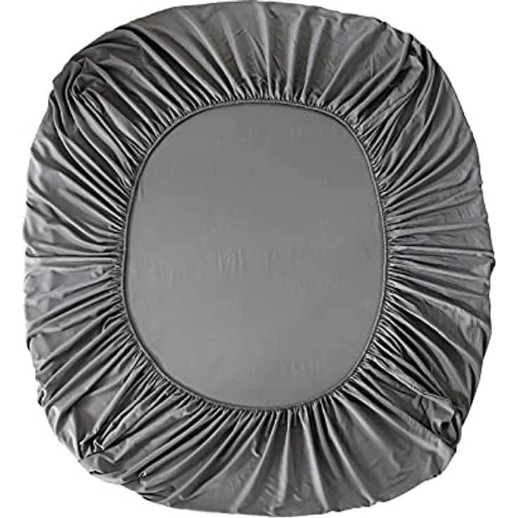 Good Nite Spannbettlaken 180x200 cm Grau Polyester Bettlaken 30cm Extra Tiefe Taschenlaken Spannbetttuch Weich und atmungsaktiv Maschinenwaschbar – Bild 5
