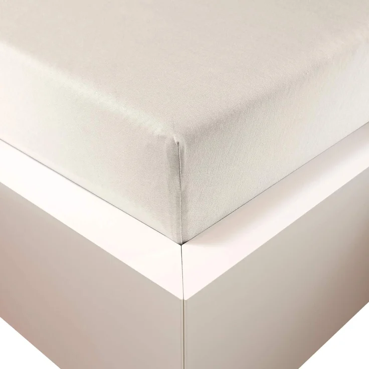 Traumschloss Premium Plus Edel-Jersey Spannbettlaken schnee 140-160x200-220