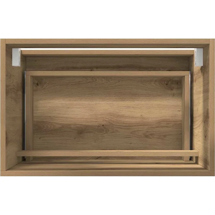 vidaXL Badezimmermöbel-Set 2 pcs Artisan-Eiche Sperrholz und Metall 875433 – Bild 10