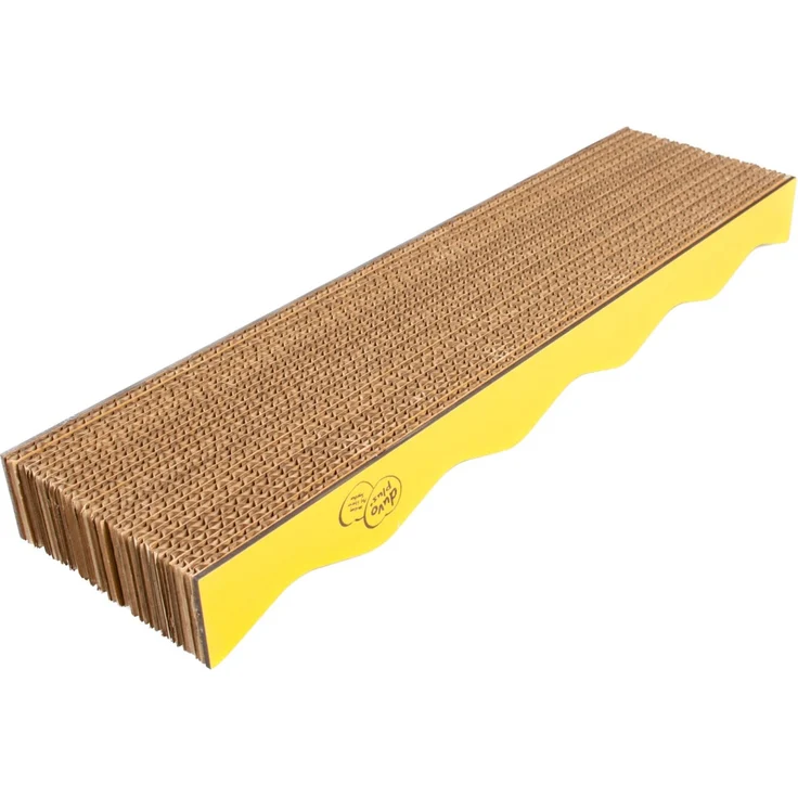 Duvo+ Kratzbrett Wayne Wavy gelb, 44 x 11 x 4 cm – Bild 3