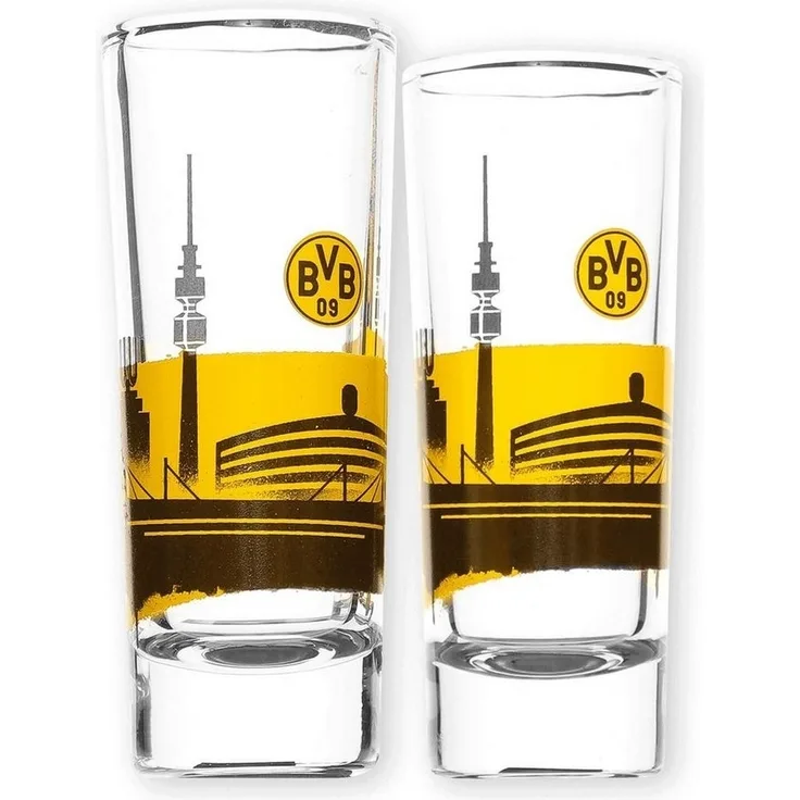 BVB Schnapsglas BVB Schnapsglas Skyline (2 Stück), Glas