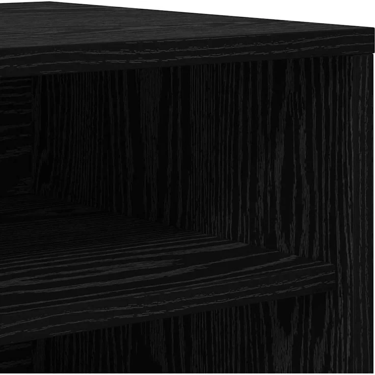 vidaXL Schuhschrank Schwarz Eichen-Optik 60 x 35 x 70 cm Holzwerkstoff 862683 – Bild 10