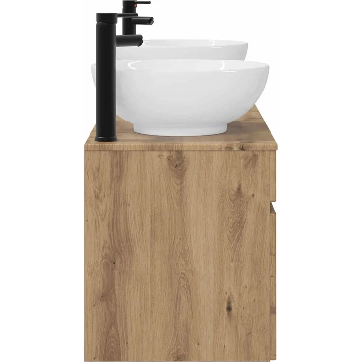 vidaXL Badezimmerschrank-Set 3 stk. Artisan-Eiche 157 x 44,5 x 80 cm 3405766 – Bild 6