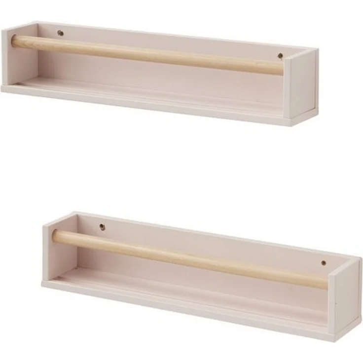 vertbaudet Wandregal 2er-Set Wandregale KONFETTI Kinderzimmer – Bild 2