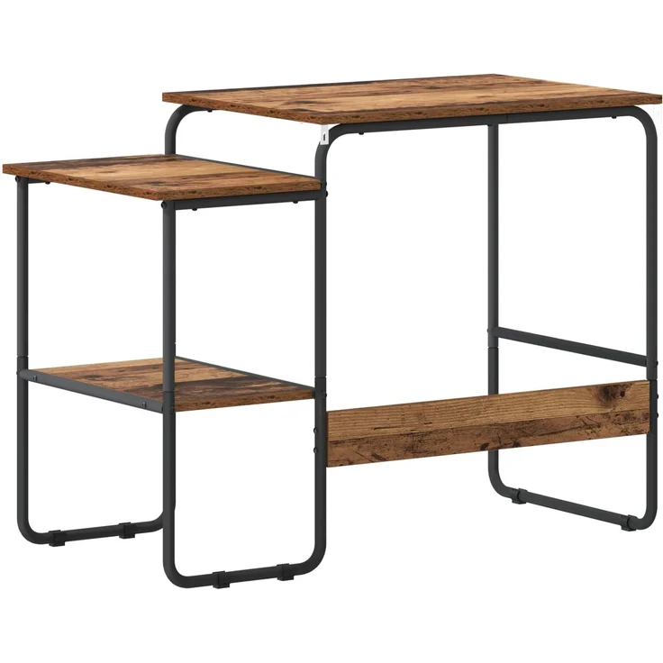 vidaXL Schreibtisch mit Stauraum Altholz 100 x 50 x 75 cm 8007994 – Bild 5
