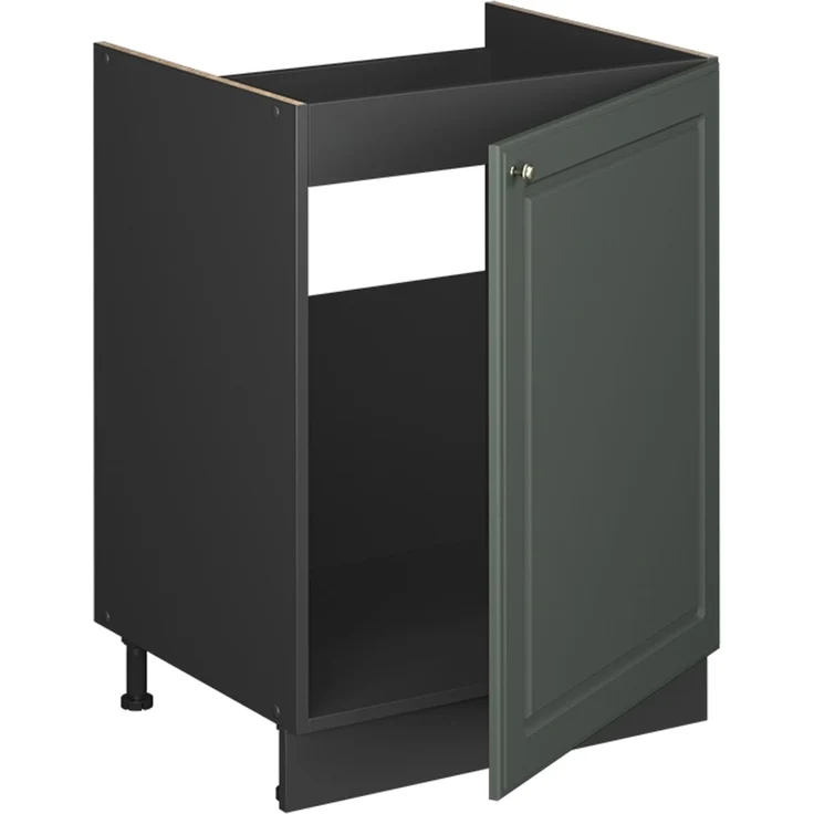 Spülenunterschrank Fame-Line Grün-Gold Landhaus/Anthrazit 60 cm Vicco – Bild 6