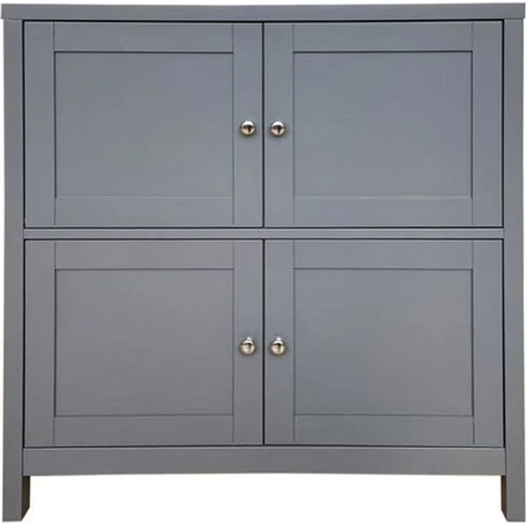 HTI-Living Kommode Kommode Hayet Grau (Stück, 1 St, 1 Kommode), Sideboard 4 Fächer – Bild 3